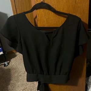 Black blouse in size small!